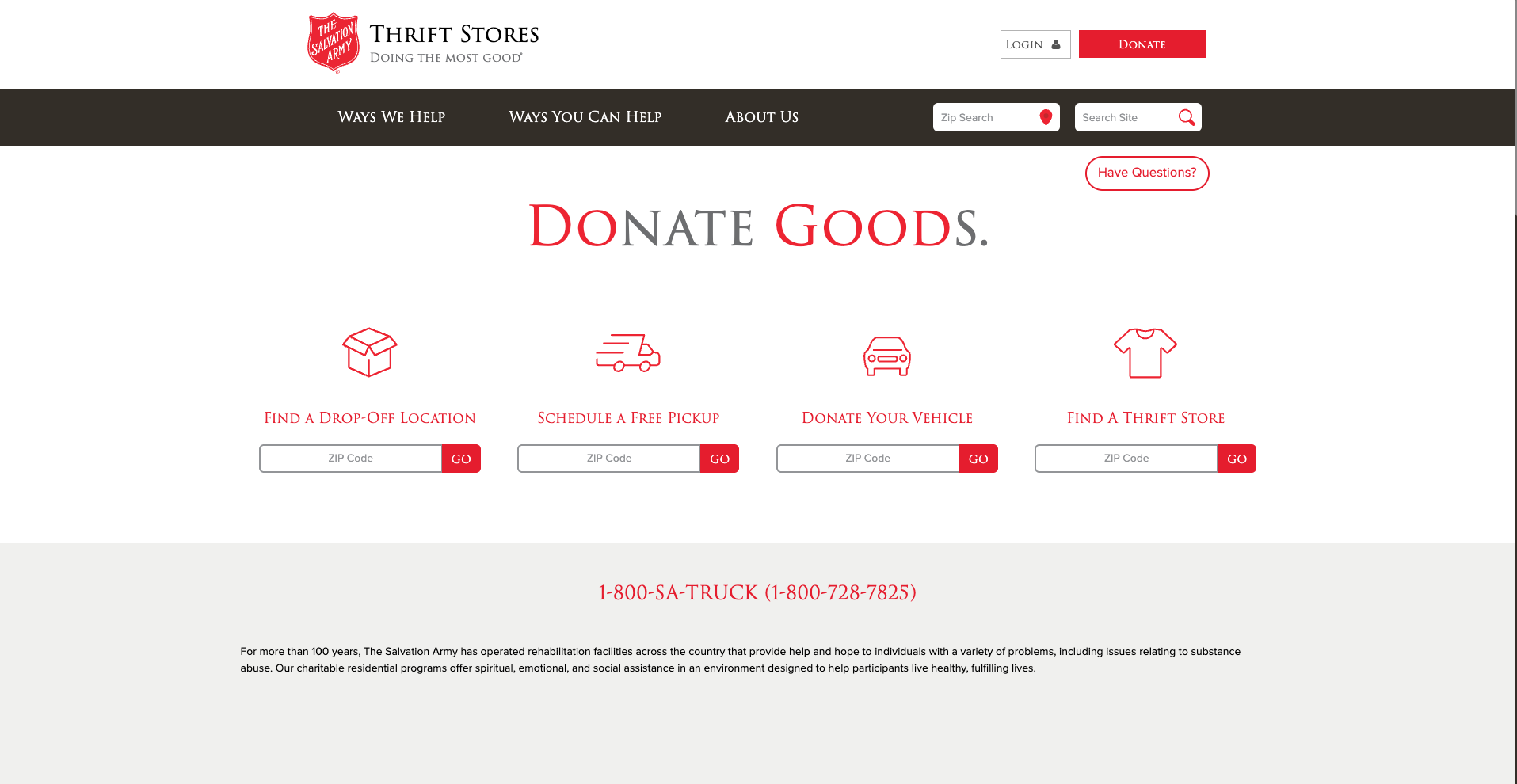 Salvation Army Thrift Stores (satruck.org)
